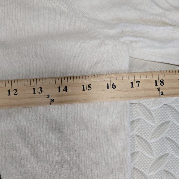 Boden Estella Sweater Womens Small Cat Person Ivory Embroidered Wool Cashmere - Picture 9 of 10